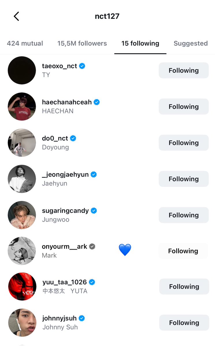 NCT 127 Mark, thank you so much 🥺