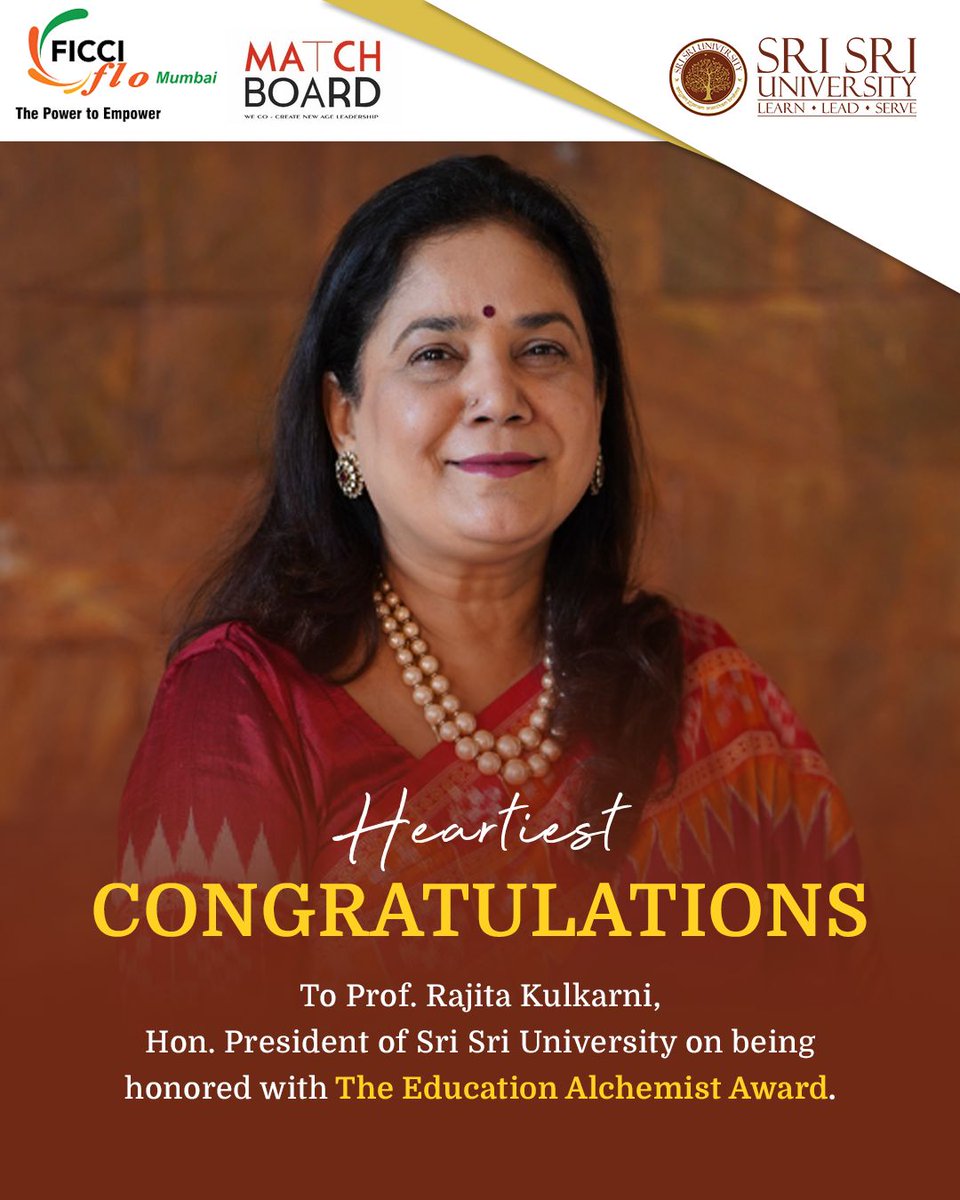 Sri Sri University tweet media