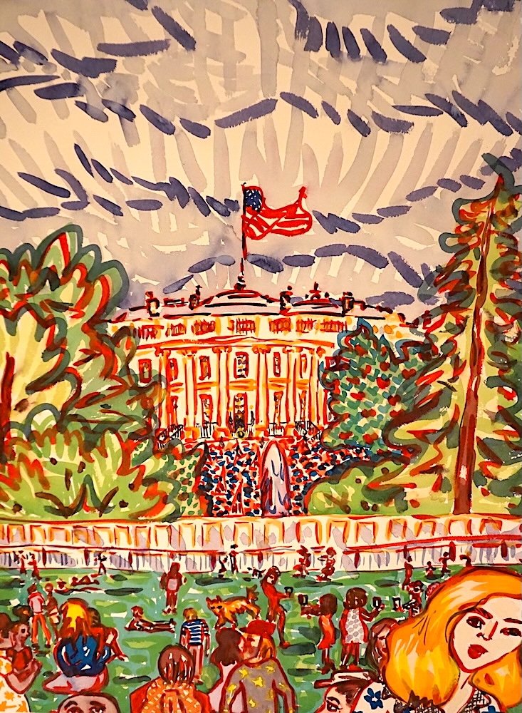 ludwigexpress's tweet photo. Four of my DC watercolors from my _DCWall_ series (https://t.co/L06oL3ZEmh) are chosen by Pete Hoekstra, US Ambassador to Canada. Here is the posting on the Art in Embassies website (https://t.co/SeHs2AxJCA) #America250 #USA250 https://t.co/dZ5yKHL44B