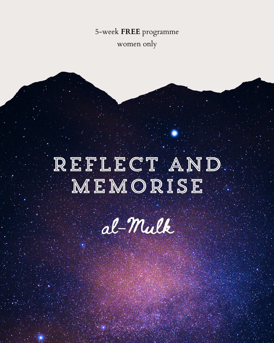 ______ayesha's tweet photo. A slow-paced, reflection-focused memorisation course. This is for women in my area but thought to share here. It's a middle space for sisters who feel rushed in private classes, or someone who's not found success yet.
Reflect as a group→ produce mindmaps/journals→ memorise. DM. https://t.co/TYzqaUlevE