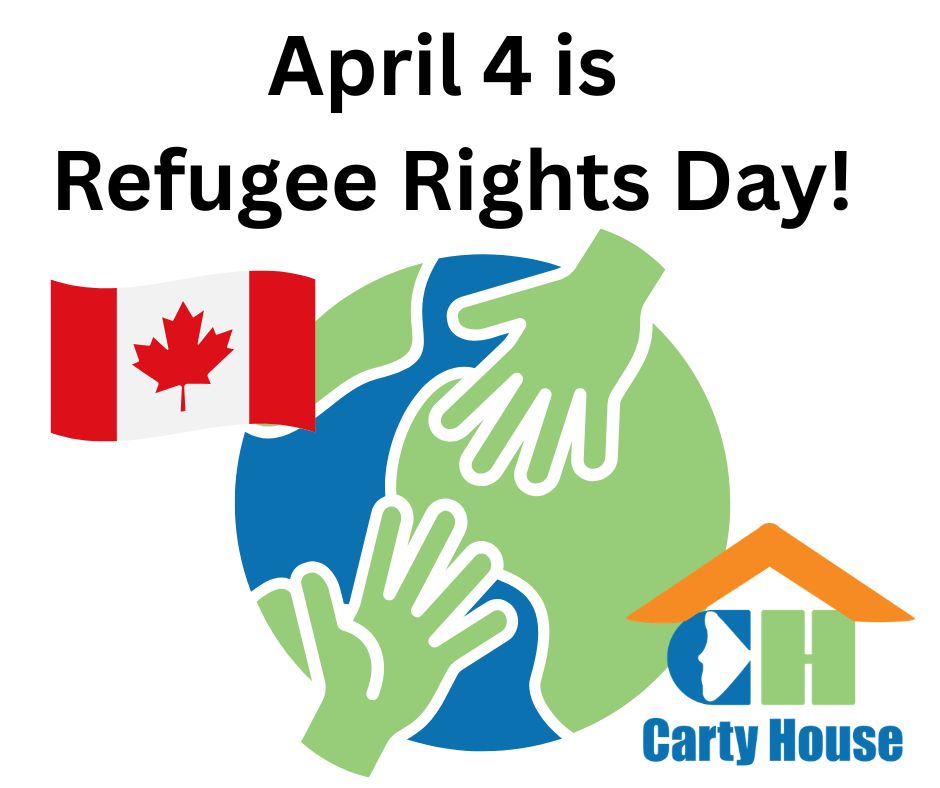 CartyHouse's tweet photo. At Carty House, we celebrate that we live in a country with rights for refugees!  Read the 2026 Statement from the Canadian Council for Refugees.
https://t.co/rr7Aop0oRF https://t.co/v9pPmgrzqk