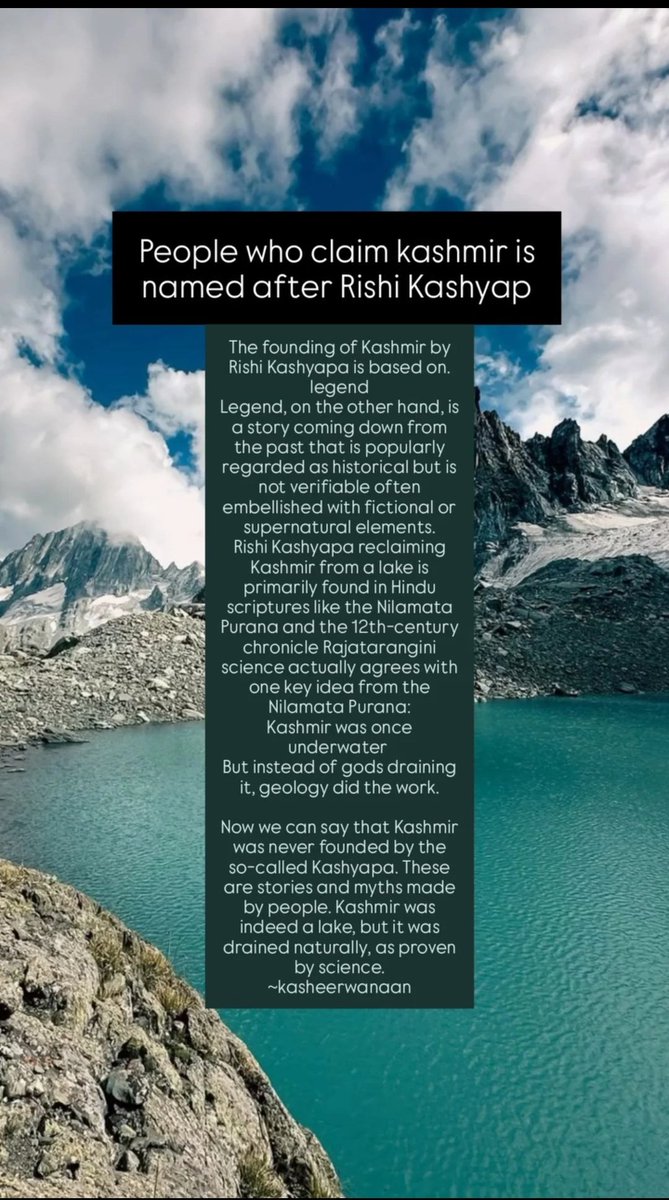 Bleedingchinar_'s tweet photo. People who claim kashmir is named after Rishi Kashyap 
#kashmir #History #kasheer https://t.co/NGZFRpWV8k