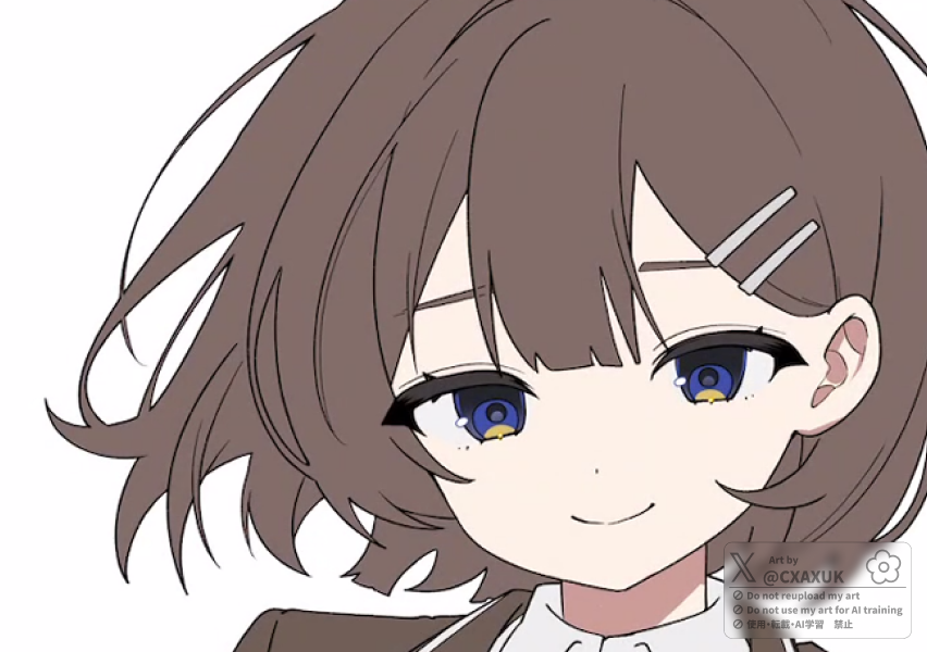 CXAXUK's tweet photo. こういう髪の毛描いてるときいっちゃん楽しいんだから https://t.co/qV8DCQ2OkN