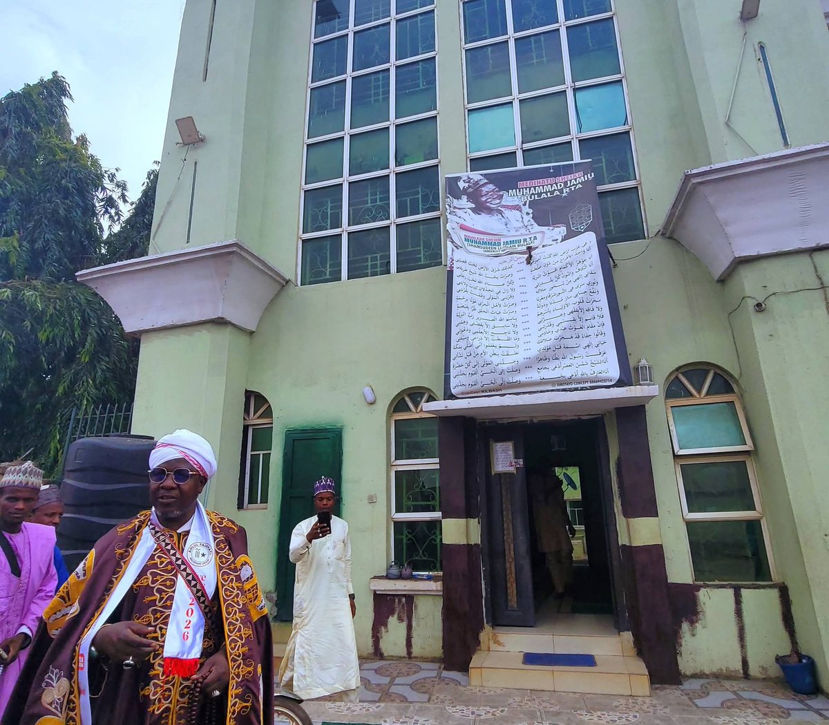 Maidiwanigroup's tweet photo. Alhamdu Lillahi. 
Ziyarar Raudar SHEHU JAMIU BULALA (Alpha) Offa Jihar Kwara (Ilorin)
Yau Asabar, 04/04/2026 https://t.co/P1EO2LRiVy