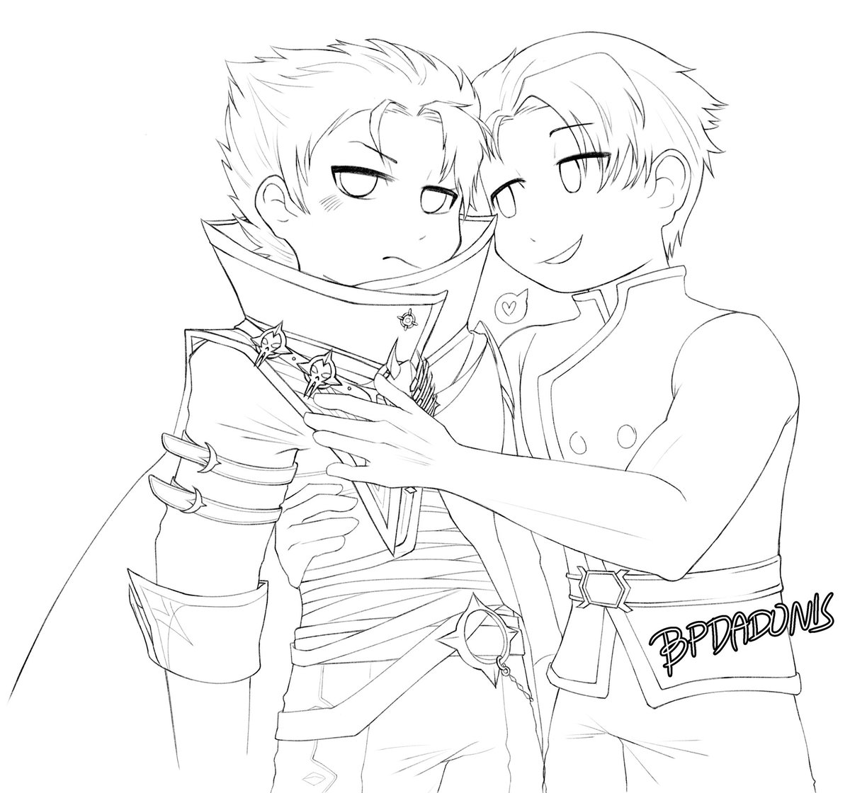 monkiadoni's tweet photo. i hate them so much im actually sick (wip) #alunger https://t.co/j4V8rRIkfF