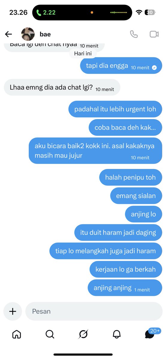 hati hati ya yang lagi cari tiket konser daniel caesar. temenku ketipu 1.5 jt sama akun usn <a href="/baevlp/">bae</a> ini 💔