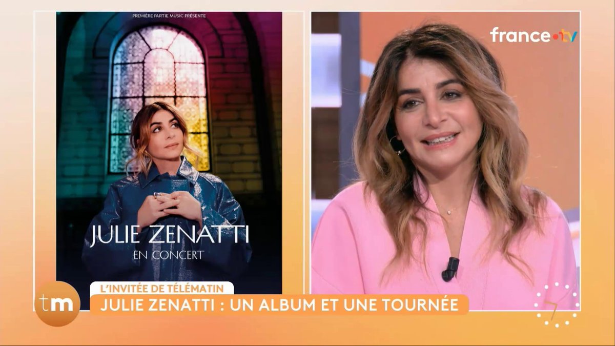 #Lesamis Retrouvez la magnifique #interview de notre belle <a href="/juliezenattioff/">Julie Zenatti</a>  dans <a href="/telematin/">Telematin</a>  en #replay !! 

-> jzenatti.forumactif.com/t8700-telemati…

Bon kiff à tous et n'hésitez pas à réserver vos places pour le 17 Septembre !! 🎙️📺⛪️