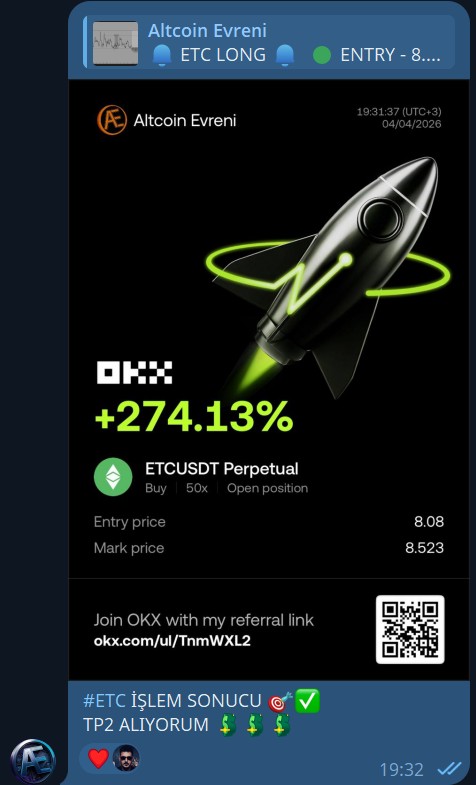 AltcoinEvreni's tweet image. #Etc Sakin Ama İstikrarlı Bir Şekilde Yola Devam Bir Kaç Gün Önce Her Yer Po3 Demiştim Günlerdi Ekmeğini Yediğimiz Tek Konsept Bu 👌🏻  

Po3 Benim Kullanım Tarzımla Eğitim Videosu da Bu Hafta Gelecek Dostlar  🤝