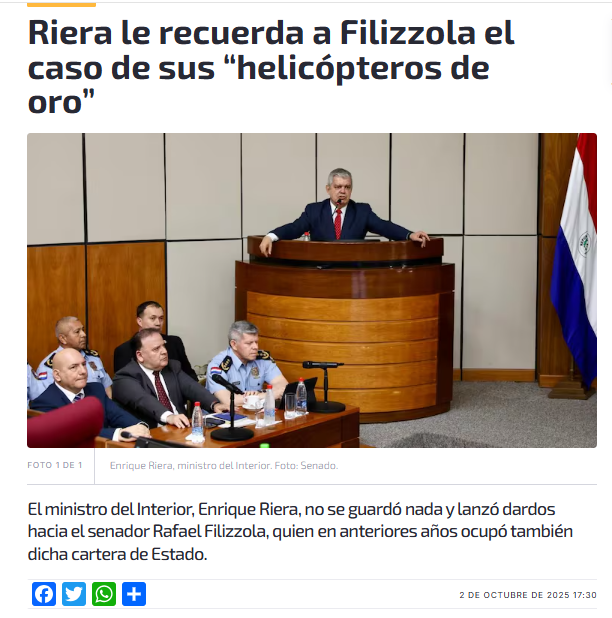 La prescripción de la causa no le da credenciales de INOCENTE NI DE HONORABLE a <a href="/FilizzolaRafael/">Rafael Filizzola</a> el promotor de la estrategia tero tero junto con su esposa <a href="/desimasi2/">😷Desirée Masi Jara.</a>