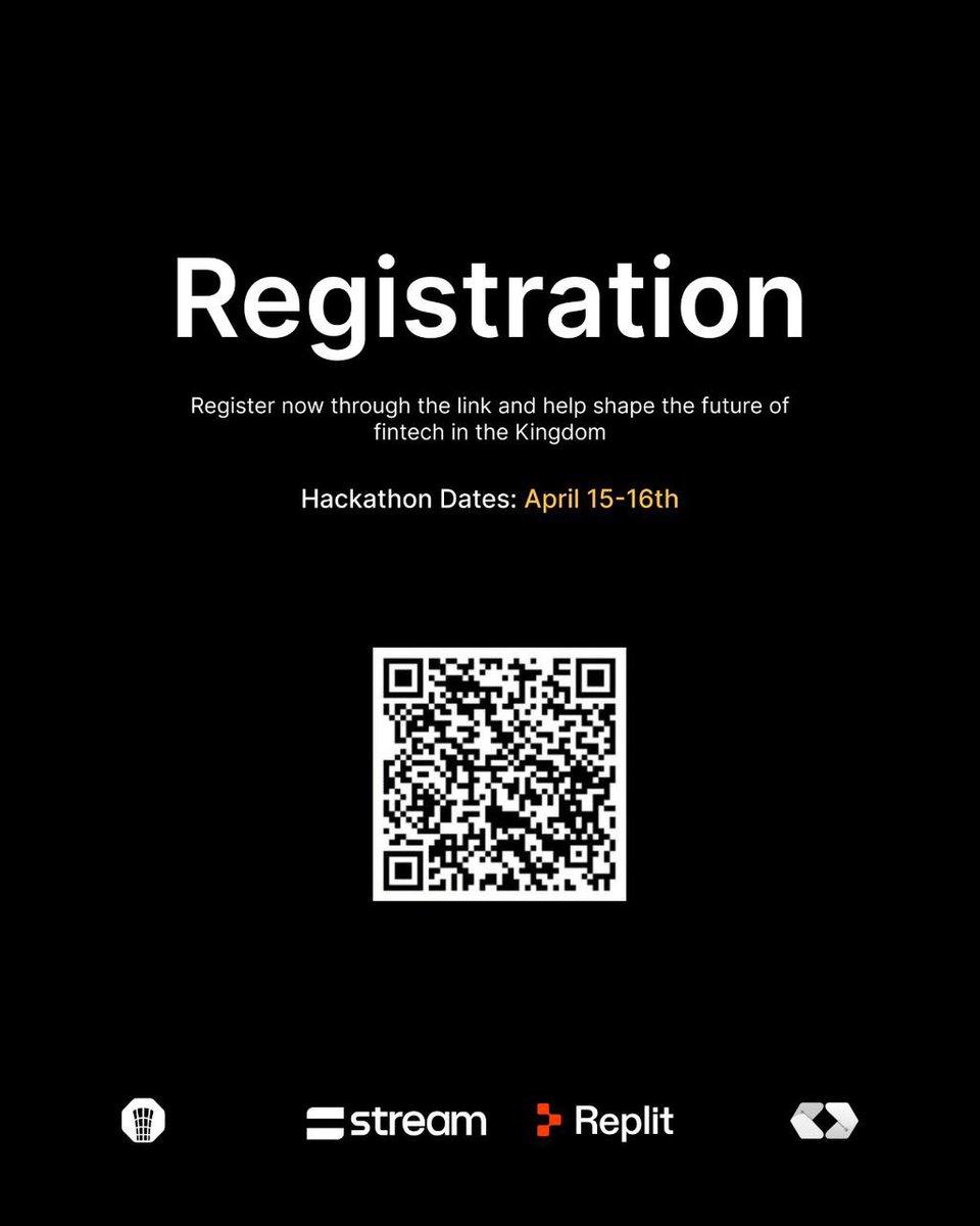 getstreampay's tweet image. STREAMATHON is here 🚀
Build. Launch. Earn.  
Join our first hackathon in partnership with Replit. Turn your idea into something that pays. 
📍 KFUPM  
📅 April 15–16  
🏆 SAR 40,000  
Register through the link shorturl.at/xcnvl 

 #STREAMATHON #StreamXReplit