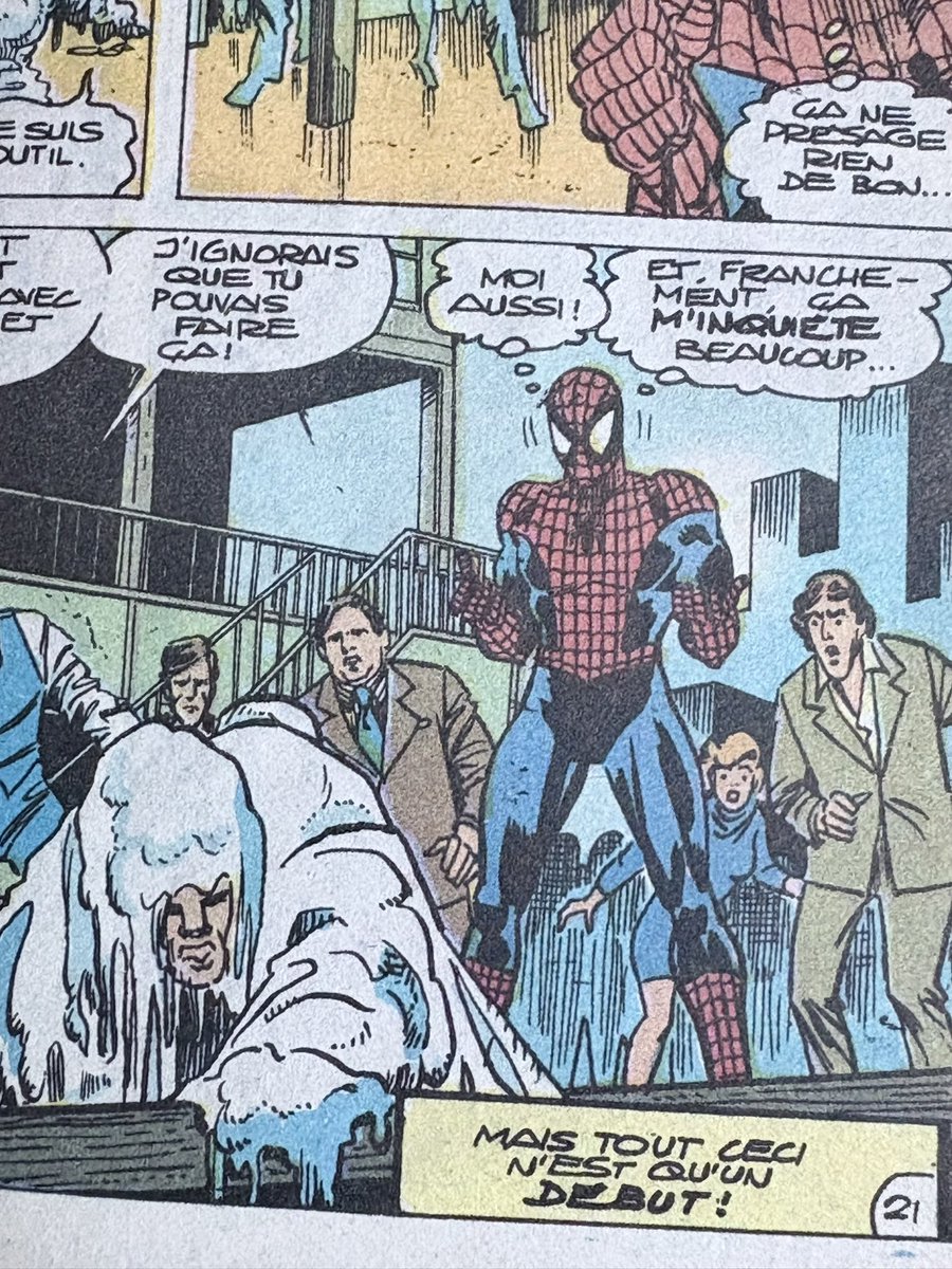 darthfilou's tweet image. Certains l’ignorent sans doute mais #Spiderman a acquis dans ce super numéro de Nova (❤️#SilverSurfer &amp;amp; #Thanos) des pouvoirs cosmiques ! &amp;amp; pendant quelques numéros ds ses différentes séries il va en faire baver à certains (&amp;amp; certaines dont Titania dans Web / Spécial Strange)