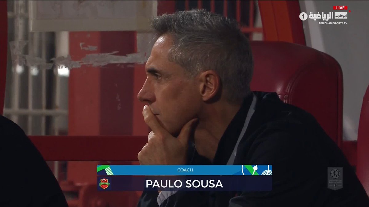 تشاهدون الآن... شباب الأهلي الجزيرة. بصوت عامر عبدالله. على أبوظبي الرياضية 1 