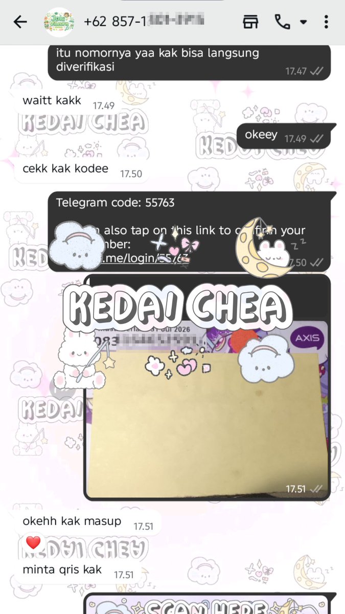 cheatesti's tweet photo. Testimoni 1544 - 1547

☆⁠ nokos telegram 
☆⁠ nokos WhatsApp garansi
☆⁠ nokos ganom/ganti nomor tele
☆⁠ 10 nokos YouTube https://t.co/96TbN0I7UO
