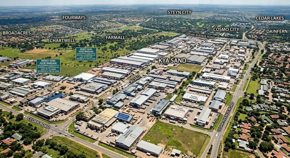 capewinereview's tweet image. Industrial property opportunity in a high-growth node with long-term upside.

#KyaSand #Farmall #Chartwell
#IndustrialProperty #PropertyInvestment
#JohannesburgRealEstate #GautengProperty
#SouthAfrica #EmergingMarkets #MiguelChan #GlobalProperty #Dubai #Iran #China #Johannesburg