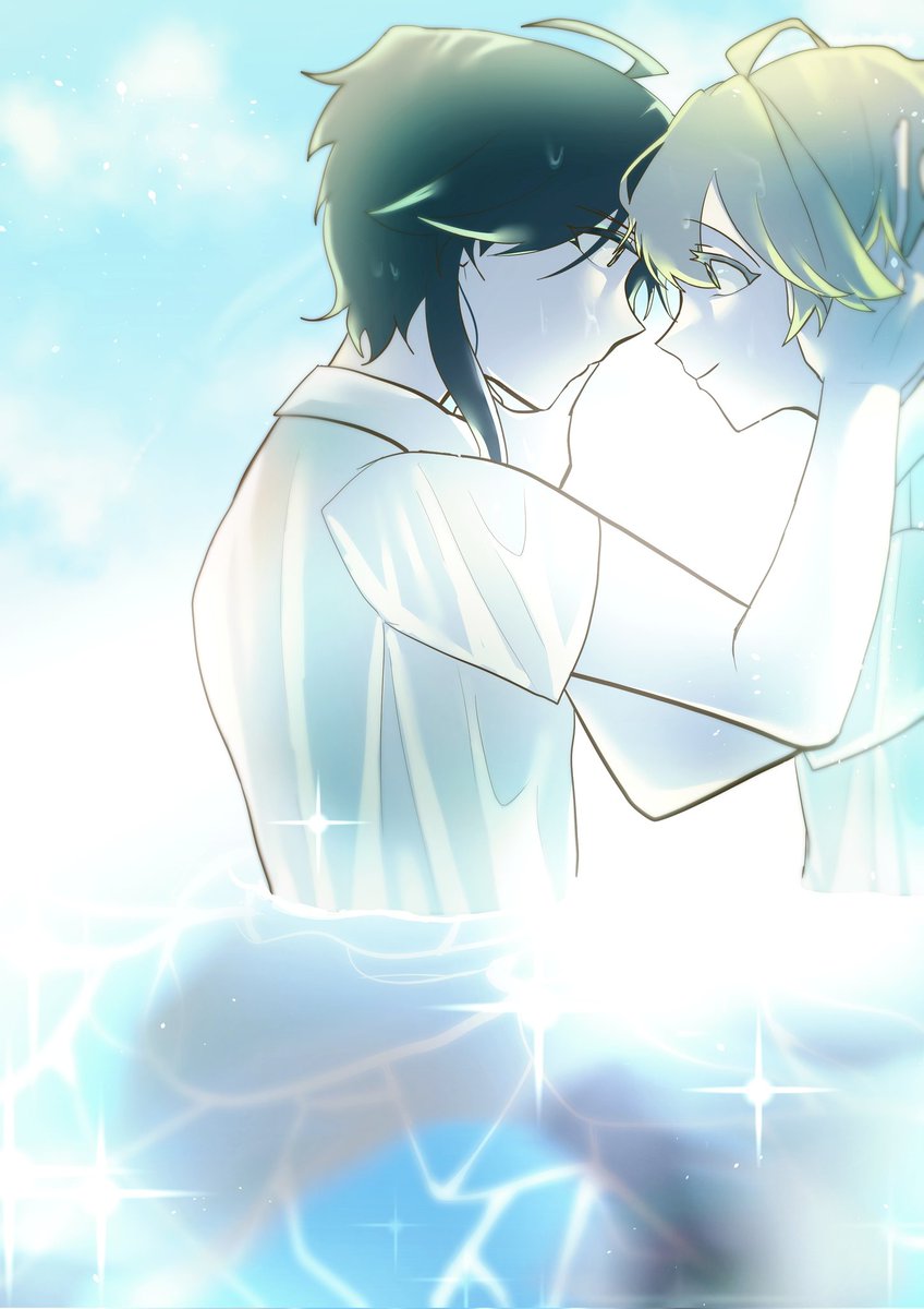 옛날 그림...
#소남행 #魈空 #XiaoAether