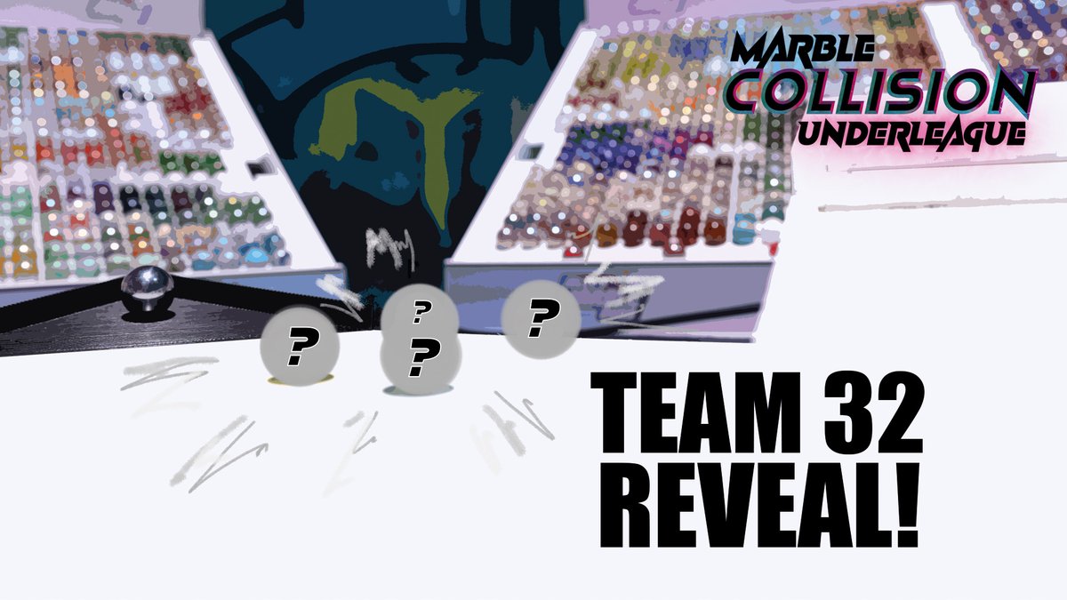 Jellesmarbles's tweet photo. ⛓️‍💥 This Must Come as a Shock ⛓️‍💥

The season finale is upon us! And with it...Team 32 gets revealed?! Find out in THE GRAND FINALE of Marble Collision Underleague!!!

https://t.co/VZCZaInHOT

#NewSeries #Marbles #Jellesmarbleruns #Competition #Collision https://t.co/pj84ec0WJd