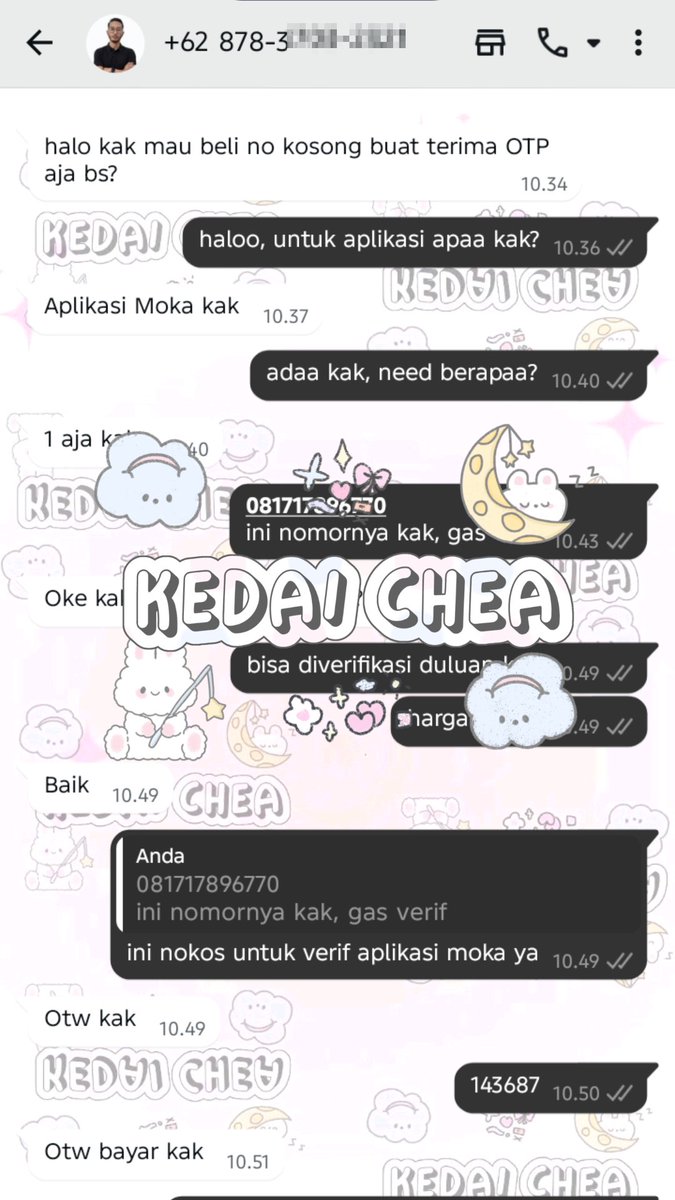 cheatesti's tweet photo. Testimoni 1548 - 1551

☆⁠ 14 nokos YouTube 
☆⁠ verif moka
☆⁠ no kos telegram 
☆⁠ no kos WhatsApp garansi https://t.co/Mk9XFrCKqM