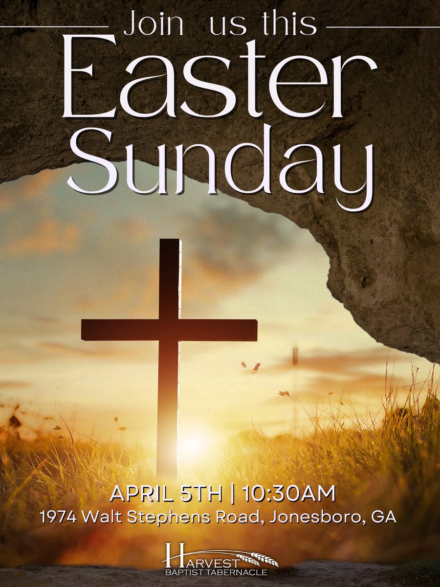 Looking forward to our Easter service at 10:30 AM tomorrow! Join us in celebrating the resurrection of our Savior!