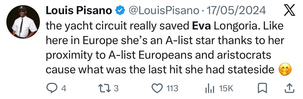 Louis Pisano tweet media