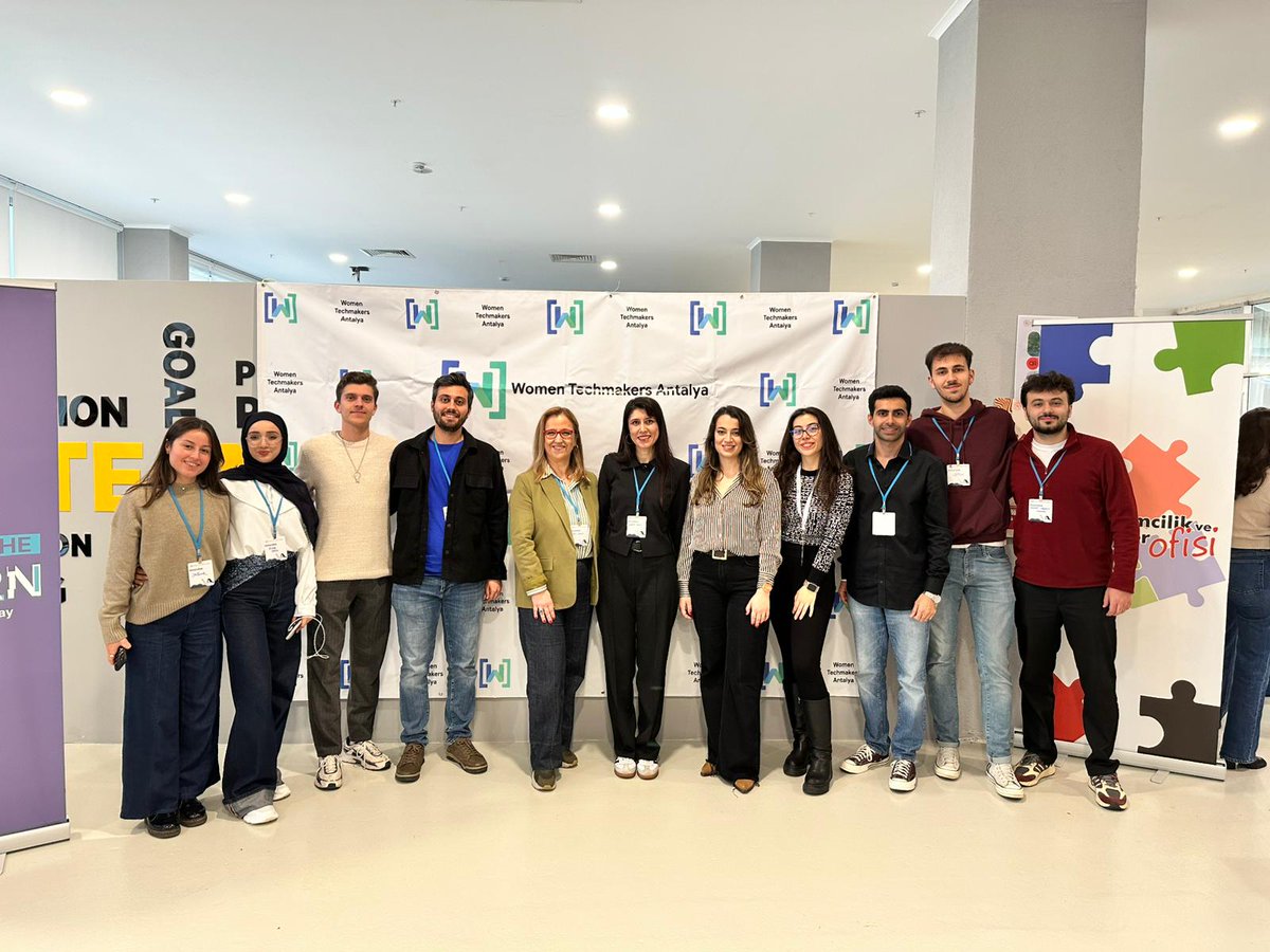 GDGAntalya's tweet photo. Google Developer Group Antalya ve Women Techmakers iş birliğiyle düzenlediğimiz International Women’s Day 2026 etkinliğini hep birlikte büyük bir keyif ve ilhamla gerçekleştirdik. 💜
@kadriyemct @AylinTumay 
@WomenTechmakers @technovation #IWD26Antalya https://t.co/VAqDFXe42P