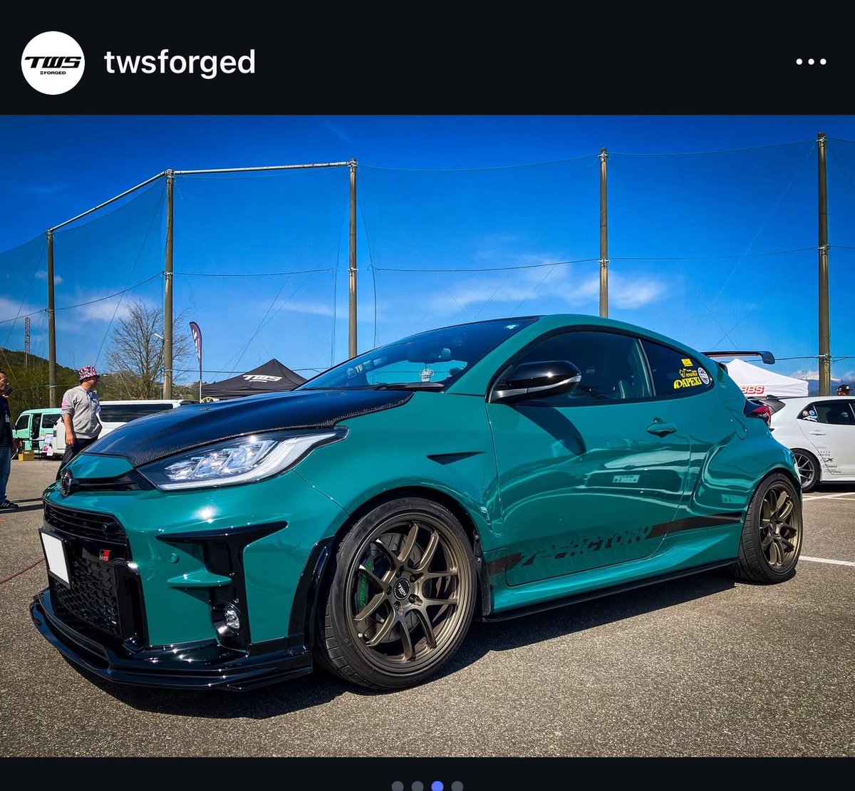 kane23p's tweet image. やっぱホイール選びって愛車の中で1番重要だと思うの

GRヤリスに個人的にRS339が1番しっくりくる☝️

@twsforged 
#rs339 
#FORGED 
#治部坂オフ