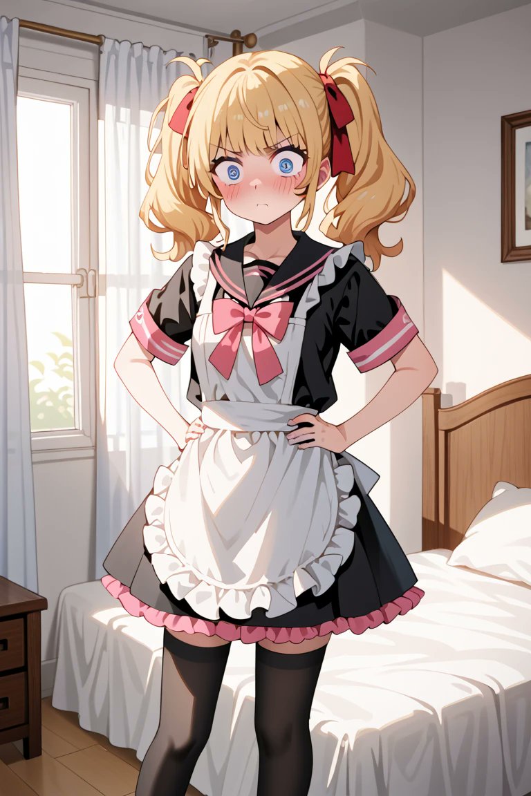 結城 莉奈｜金髪ツインテールJK tweet media