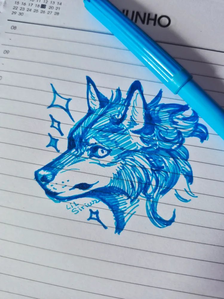 traditional wolf from a little while ago