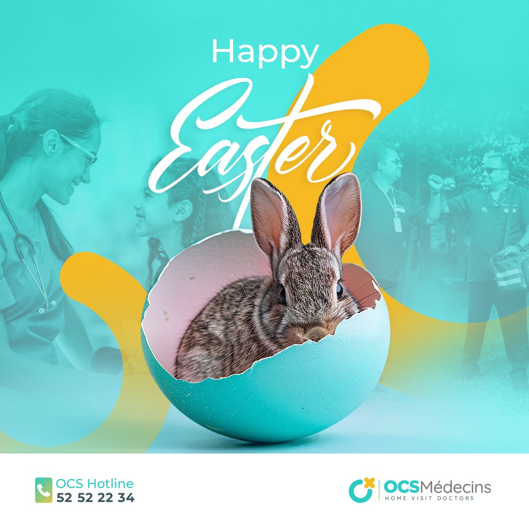 ocsmedecin's tweet image. 𝗪𝗶𝘀𝗵𝗶𝗻𝗴 𝗲𝘃𝗲𝗿𝘆𝗼𝗻𝗲 𝗶𝗻 𝗼𝘂𝗿 𝗰𝗼𝗺𝗺𝘂𝗻𝗶𝘁𝘆 𝗮 𝗯𝗿𝗶𝗴𝗵𝘁 𝗮𝗻𝗱 𝗷𝗼𝘆𝗳𝘂𝗹 𝗘𝗮𝘀𝘁𝗲𝗿! 🐰✨

𝙃𝙖𝙥𝙥𝙮 𝙀𝙖𝙨𝙩𝙚𝙧, 𝙈𝙖𝙪𝙧𝙞𝙩𝙞𝙪𝙨! 🇲🇺

#OCSMédecins #DoctorNearMe #DocteurÀDomicile #MédecinÀDomicile #EasterMauritius #PaquesMaurice