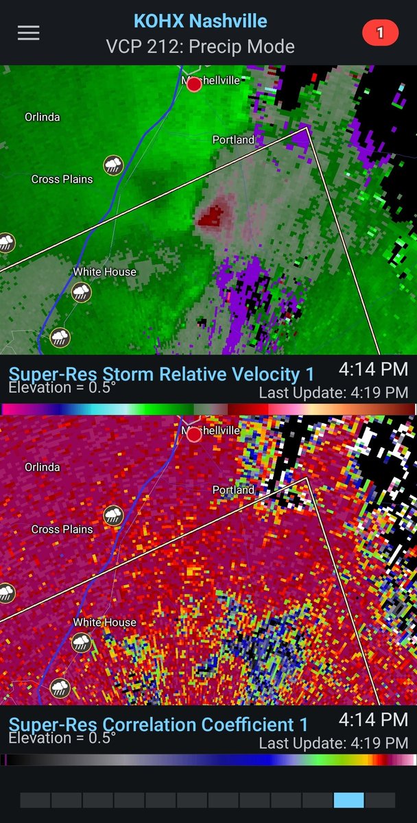 StreamwiseVort7's tweet photo. A wee little birdfart in this mess between White House and Portland.  #TNWX https://t.co/CL1pRpverC