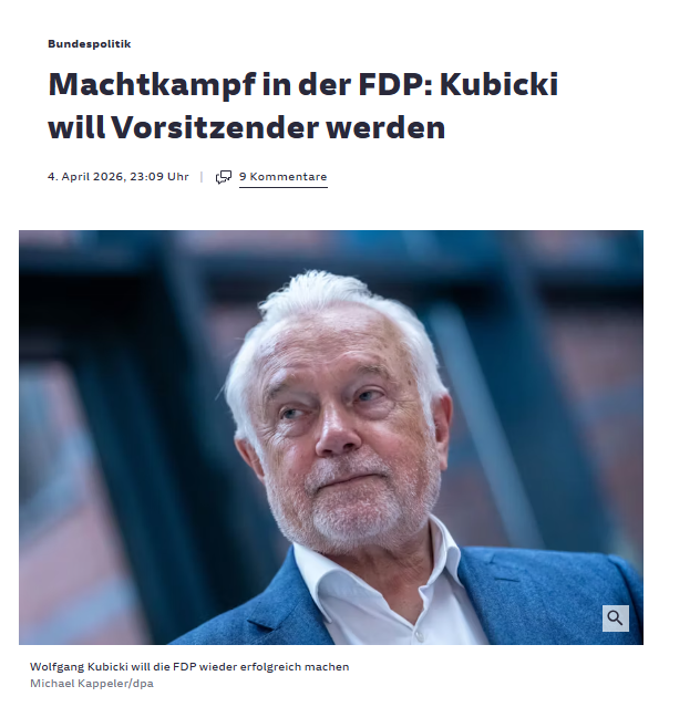 ReckNelle's tweet photo. Neuste #Schnapsidee von #Kubicki für die #FDP 😅
https://t.co/GdQpDrPcfY https://t.co/fXzhYtpyfb
