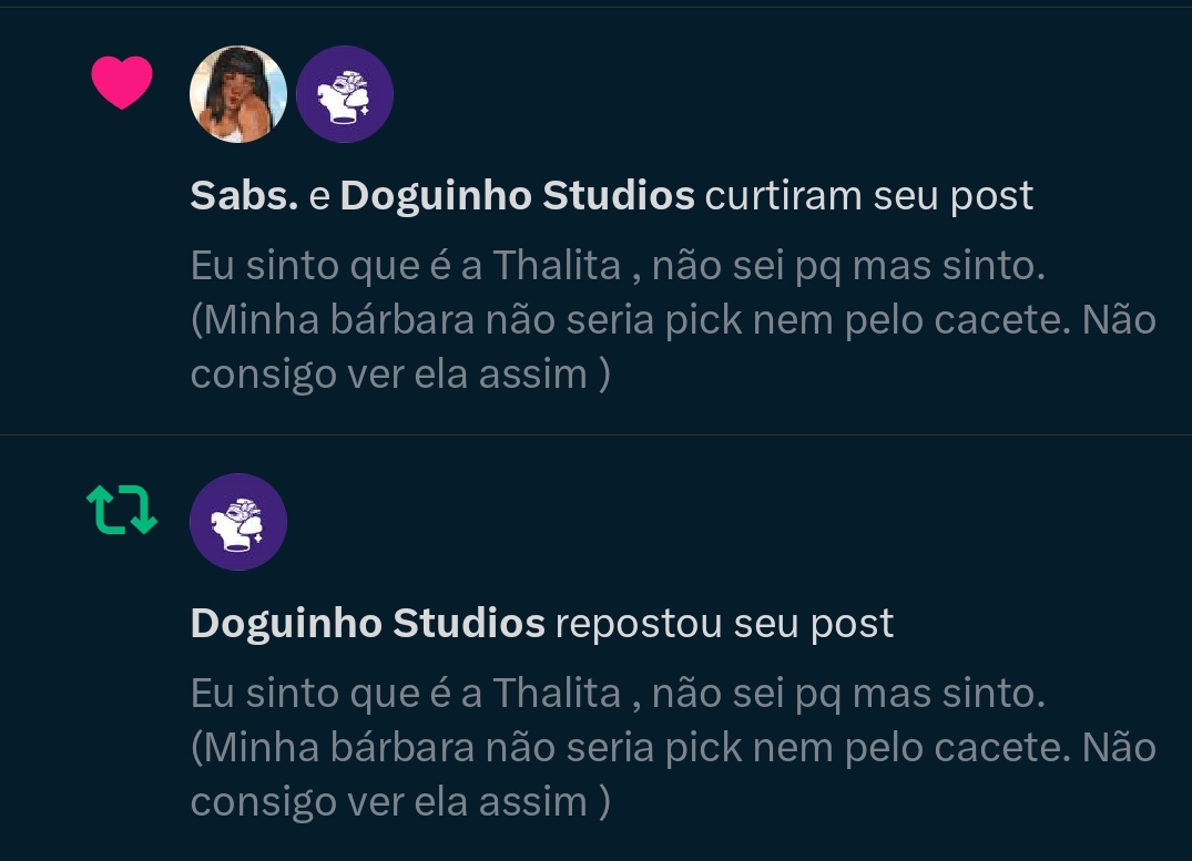 Acho que é uma confirmação em 👀, podem dormir tranquilas felipetes 
(Ou não pq o cachorro é o pai da mentira )