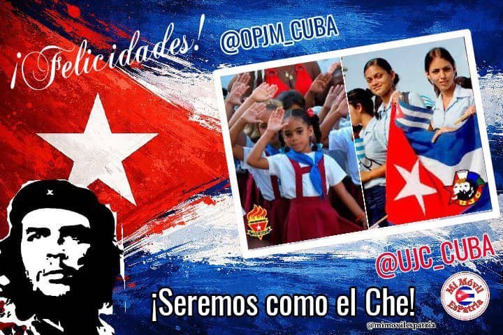 Feliz  aniversario  a la
<a href="/OPJMCuba/">OPJM Cuba</a> y <a href="/UJCdeCuba/">UJC de Cuba</a>, siempre a la vanguardia en la formación de nuestros niños, niñas, adolescentes y jóvenes, ustedes son el presente y futuro de la nación. #SantiagoDeCuba
<a href="/GeoMineraOte/">GeoMinera Oriente</a> 
<a href="/geominsal/">Grupo Empresarial Geominsal</a>