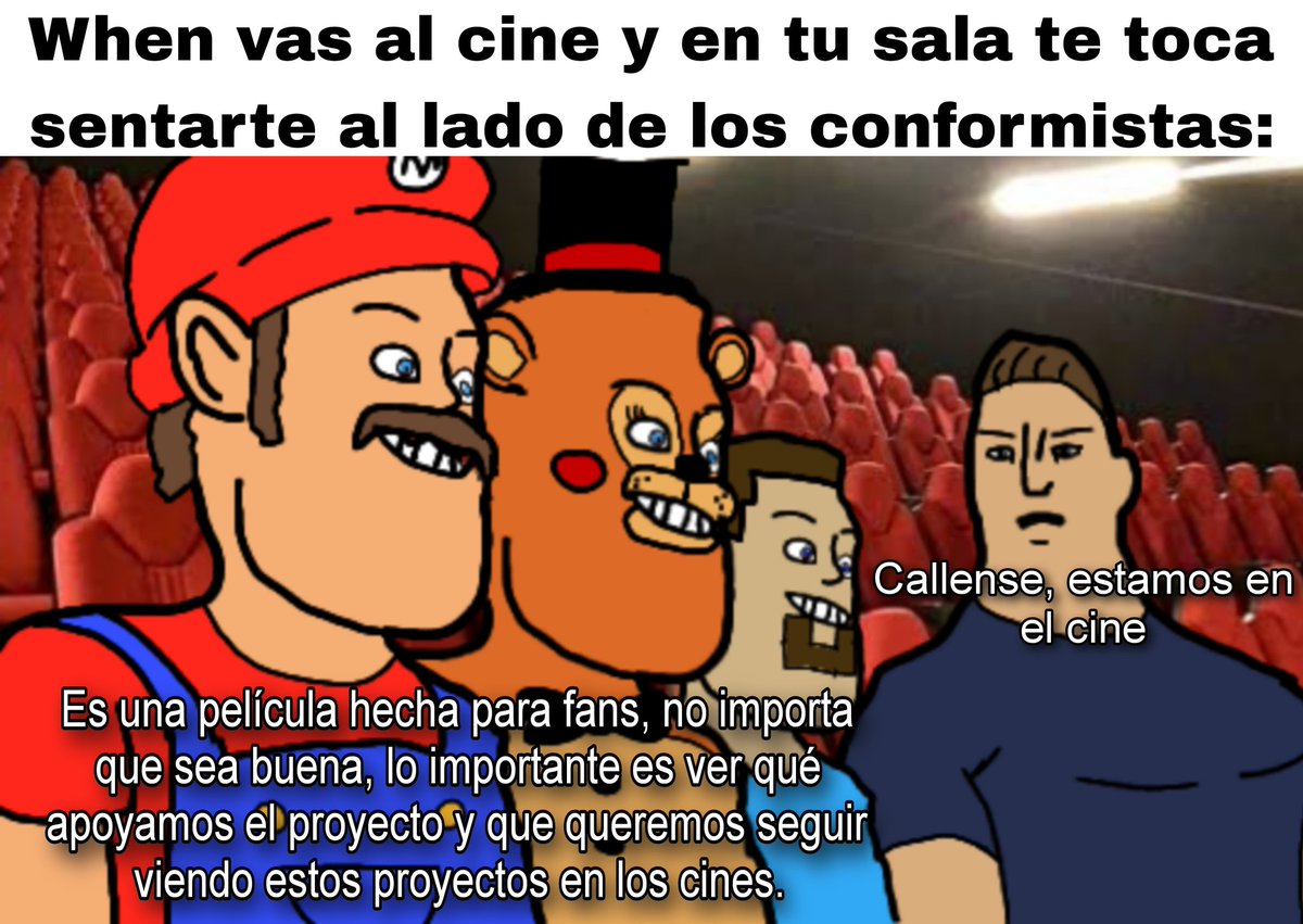 dJorge_luis's tweet photo. @SUPERISAAC_XZ @MrGaboDoom16 No tengo problema con que a la gente le guste una peli mala, el problema viene cuando la defienden de forma ciega y atacando cualquier señalacion o critica a estás. https://t.co/K6yXUn4set