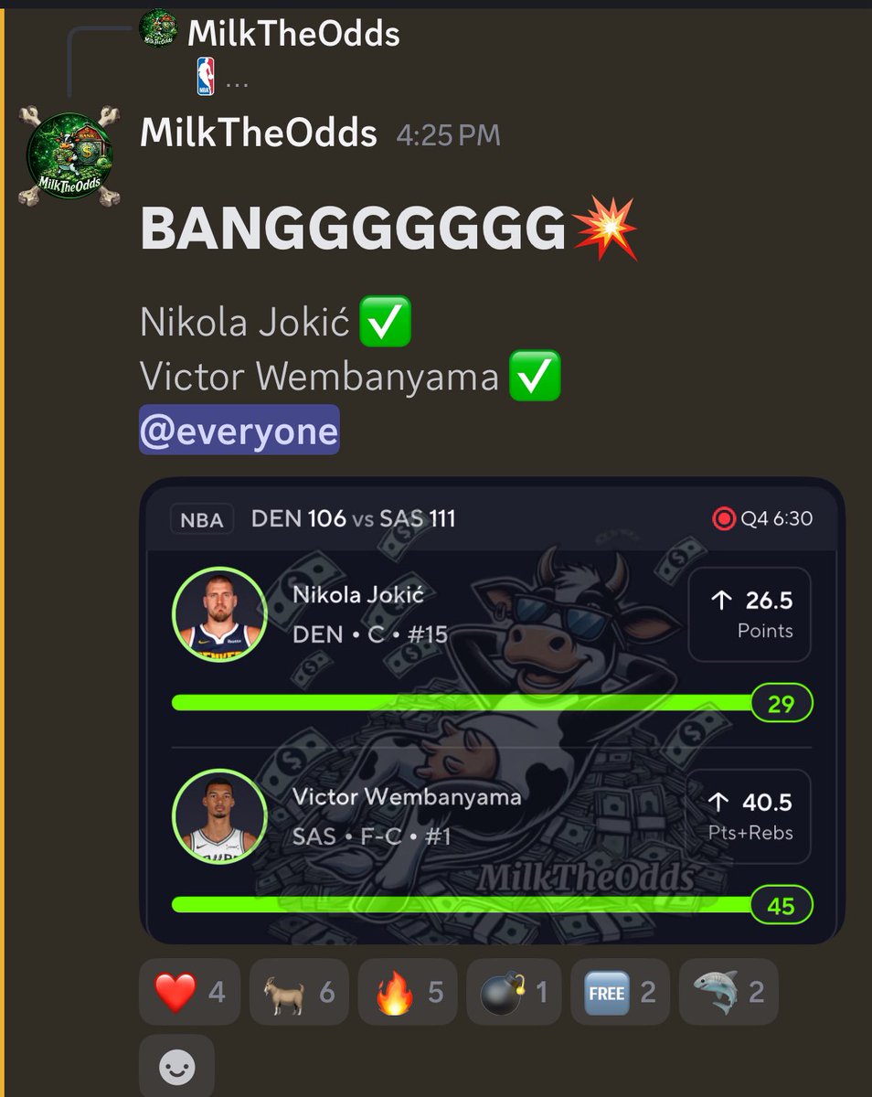 MilkTheOdds tweet media