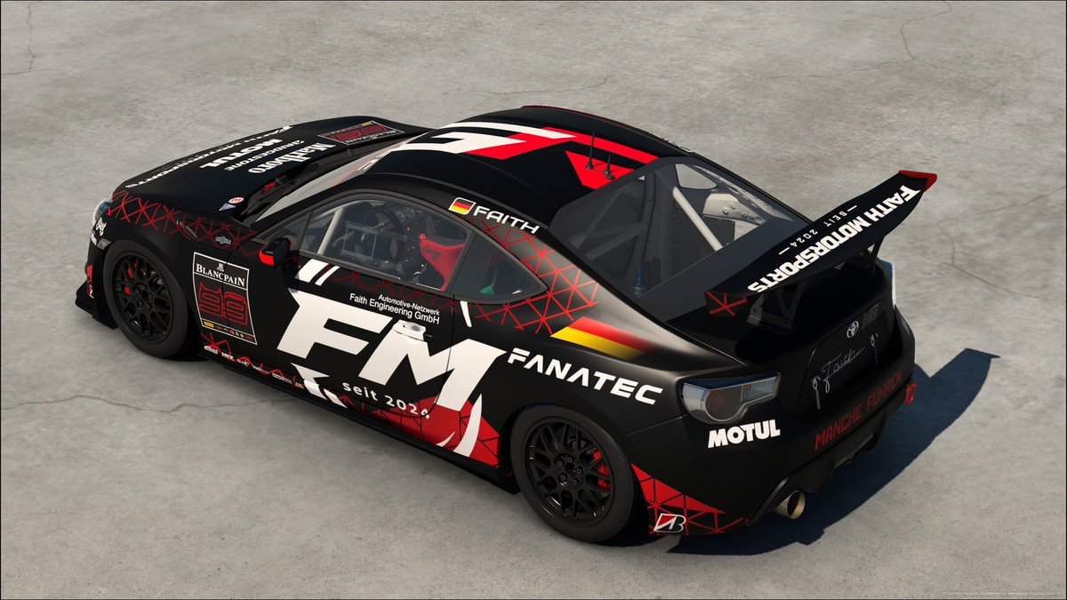 Fa1th_99's tweet photo. The team is now officially back under its original name, Faith Motorsports is back and i don’t intend on giving it up, that means a new style and a new championship that we host pretty soon, now here’s that new beauty of a Livery https://t.co/tMTnHvmNdx