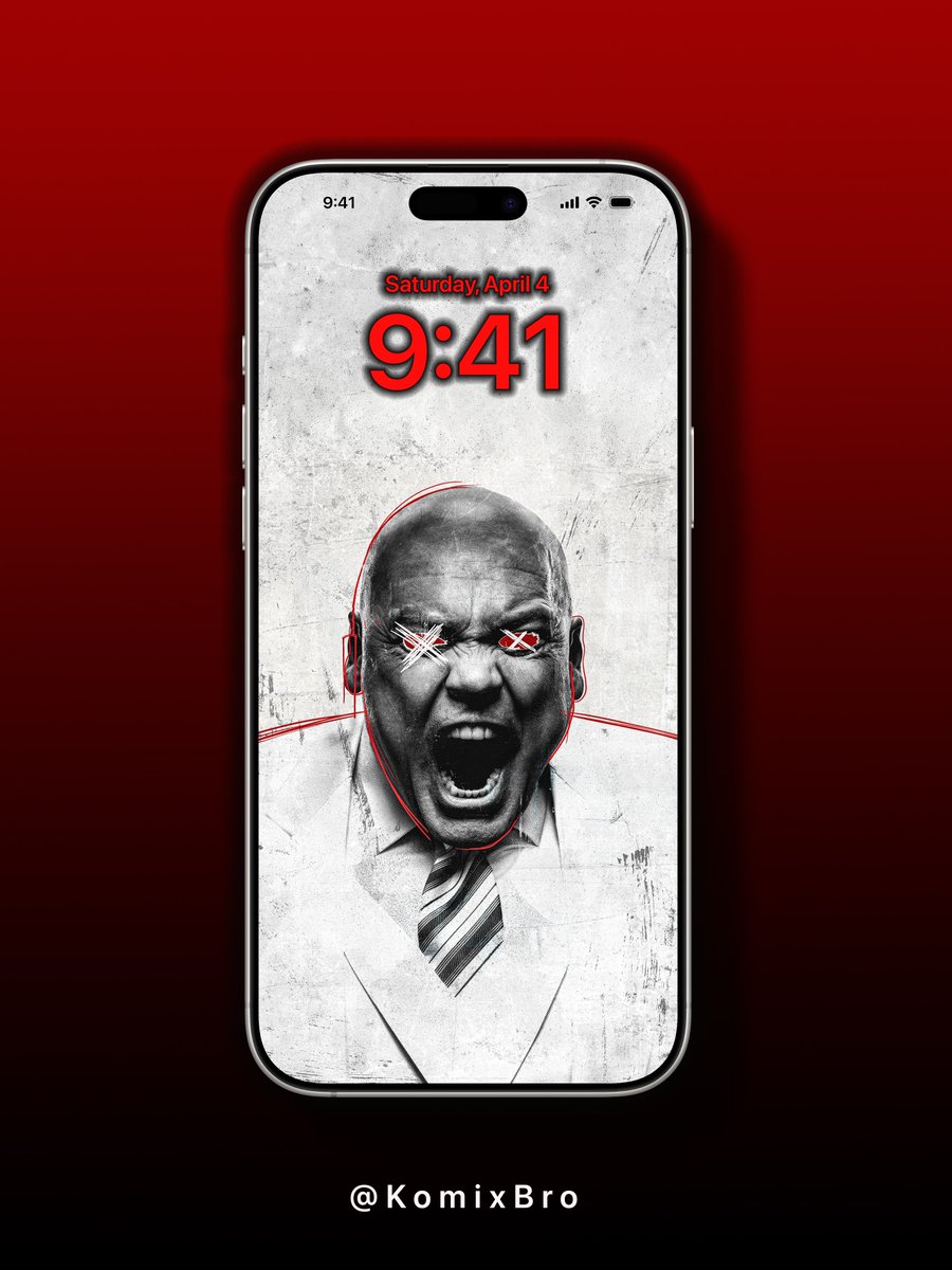 KomixBro's tweet image. Daredevil: Born Again - Season 2
4K PHONE WALLPAPER
with Vincent D’Onofrio as Wilson Fisk / Kingpin!