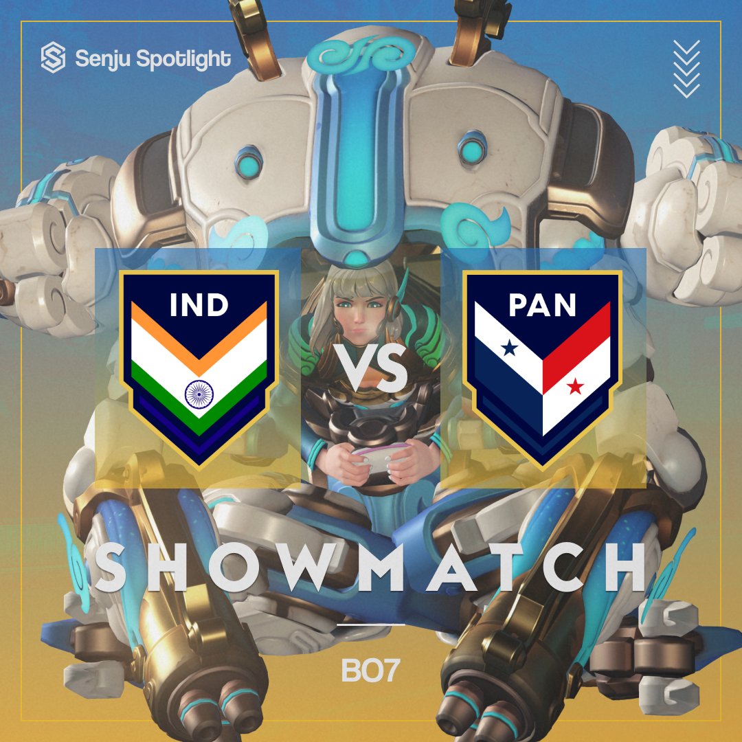 CopaSenju's tweet photo. 🇮🇳Índia v Panama🇵🇦

Another showmatch for this Saturday night, Panama joins the list of India's world tour. 

🇲🇽https://t.co/3saAh9kz8T
8pm EDT | 2am CEST 

🎙️ Ashardalon 
🎥 Mag
🎬 @williamundi
🖌️ Art: @kushinadadesign
🖌️ Logos: @Cadu_rodriguez https://t.co/dlkpaMEHAl