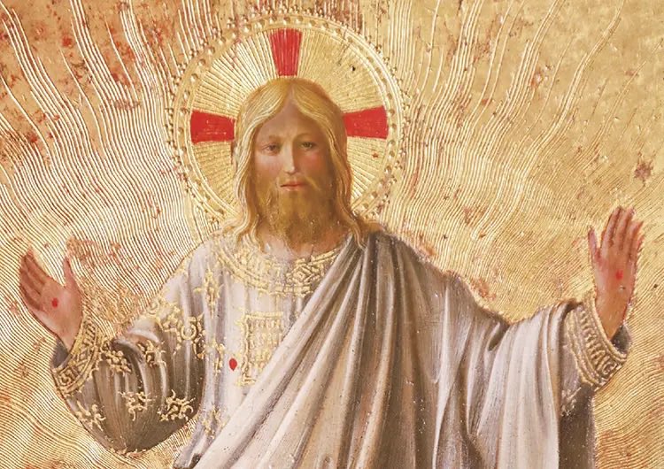 AntoniadaRho's tweet photo. «Gioisca la terra inondata da così grande splendore: la luce del Re eterno ha vinto le tenebre del mondo»
Liturgia della luce

Cristo è risorto! Buona Pasqua!☀️🐣🌸

Beato Angelico, Trittico del Giudizio Universale [part.], 1447-48, Galleria Nazionale dell’arte antica, Roma https://t.co/822NzDv1Lq