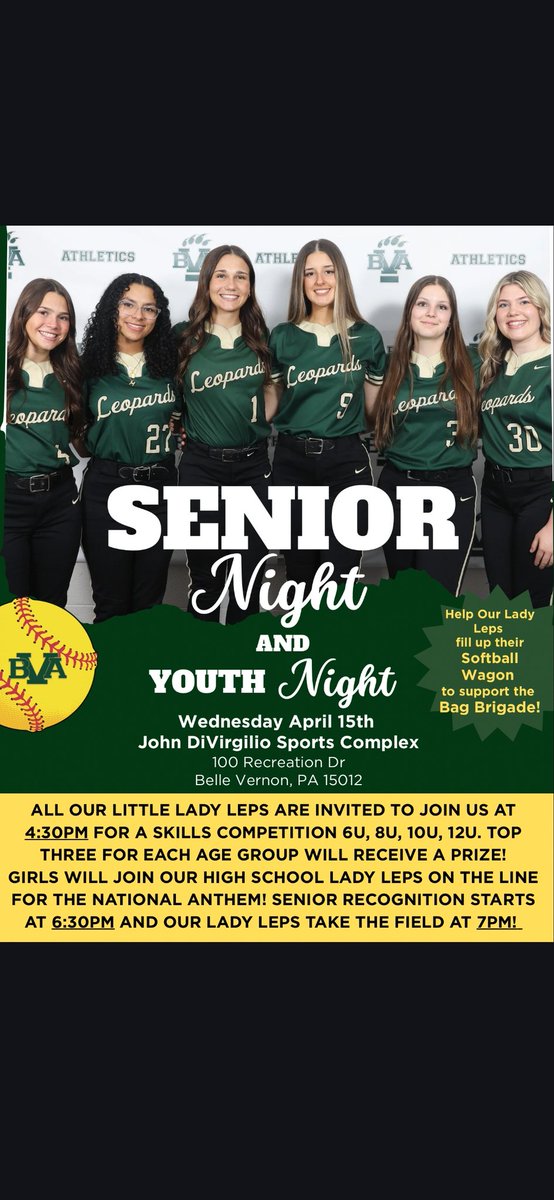 BVACoachRod's tweet photo. 🥎BVA Softball SENIOR Night🥎 https://t.co/DqtksIHhpQ