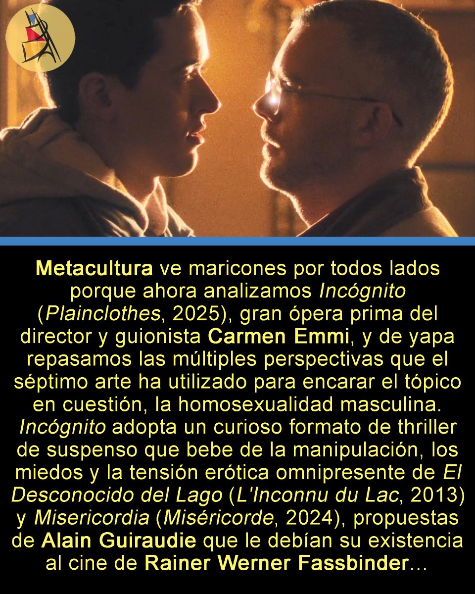 Cine - Inéditas - Incógnito (Plainclothes, 2025), de Carmen Emmi (#Incógnito/ #Plainclothes/ #PlainclothesMovie/ #PlainclothesFilm/ #CarmenEmmi/ #TomBlyth/ #RussellTovey/ #ChristianCooke/ #GabeFazio) - Escalón a escalón - Por Emiliano Fernández
metacultura.com.ar/escalon-a-esca…