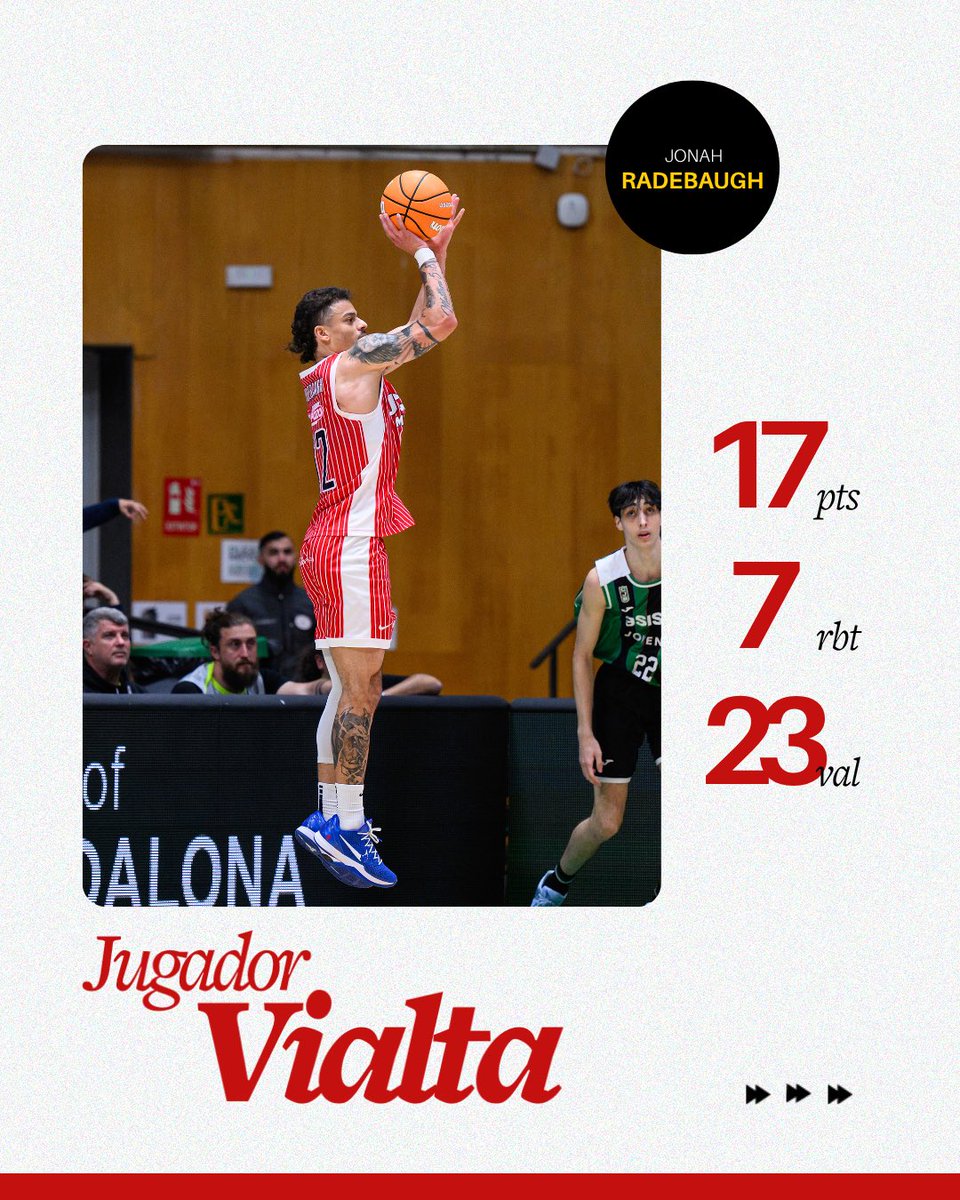 🔥 <a href="/Radebaugh12/">Jonah (Jotaro🔥)</a>, jugador <a href="/vialta_salud/">VIALTA Material Médico</a> del partido 🆚 <a href="/Penya1930/">Club Joventut Badalona</a>.

#Eterno