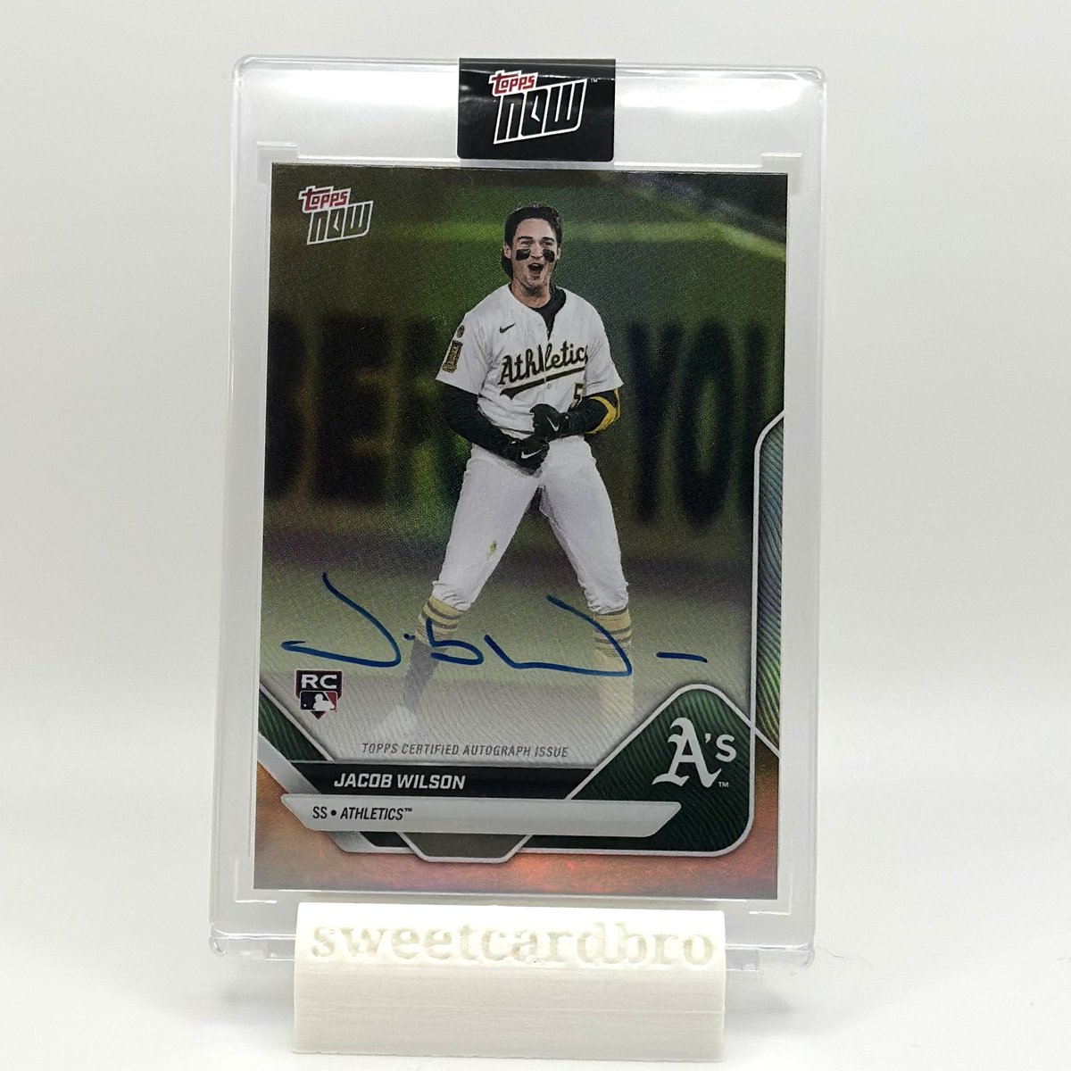 SweetCardBro's tweet photo. @breakoutcards_ @goingdeepe 2025 Jacob Wilson RC auto
$225 shipped https://t.co/y1nUBXvMmz