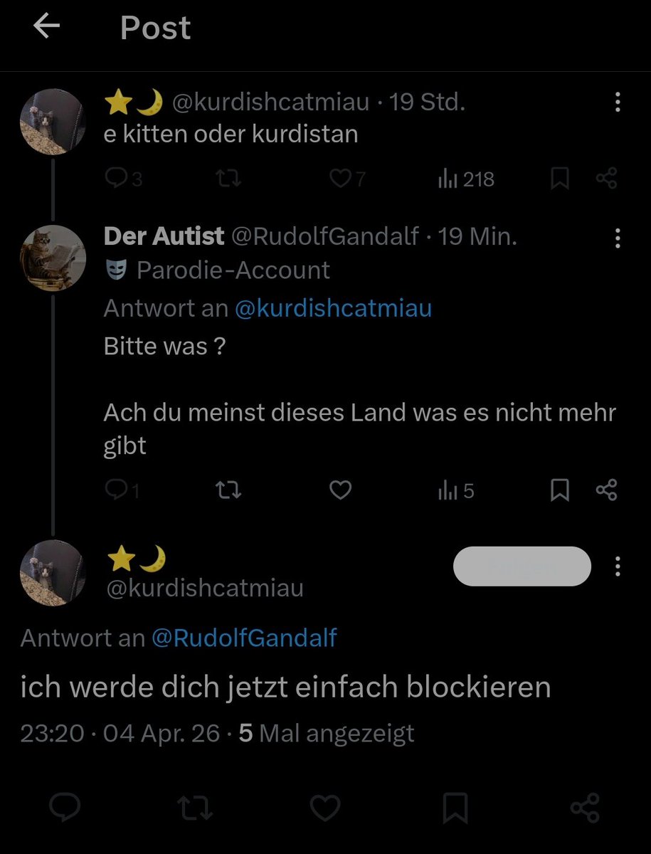 Hä hab ich was falsches gesagt?