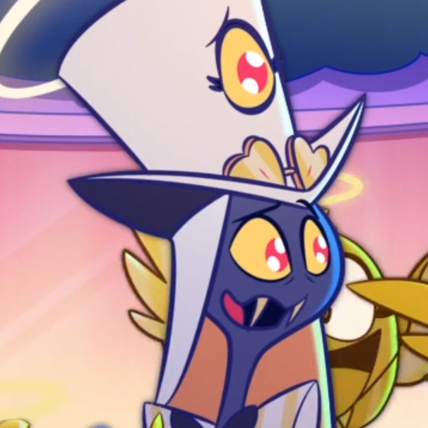 RayOfFantasy's tweet image. I believe in Stolas and Sir Pentious being autistic.

Intense emotions.
Special interests (plants and machines).
Masking their insecurities.
Empathy (one struggles with it, one is too empathetic)
Struggles with socializing.
Blunt.
T-Rex hands.
Etc.

#Stolas #SirPentious #Autism