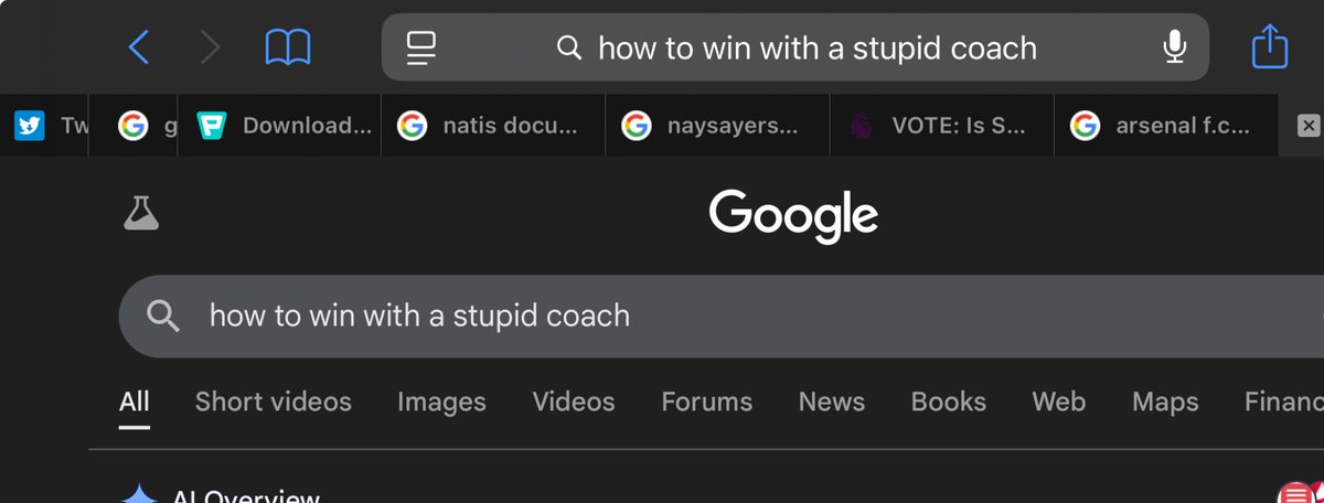CallmeJimmieD's tweet photo. @Arsenal Searching for answers https://t.co/x9Mw7gPvAm
