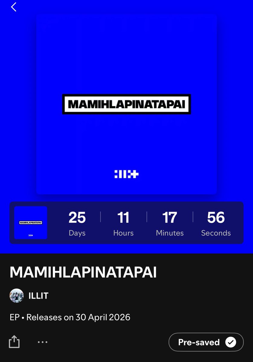 minjuoomf's tweet photo. moas let’s pre save illit’s mamilahpinatapai and gllits will pre save thorn 🫶🏻 https://t.co/zH0TrQX1bj