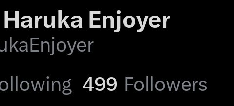 True Haruka Enjoyer tweet media