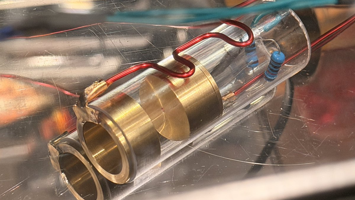 You know, just making a particle accelerator in my basement.

To be fair, it’s just an electron gun.