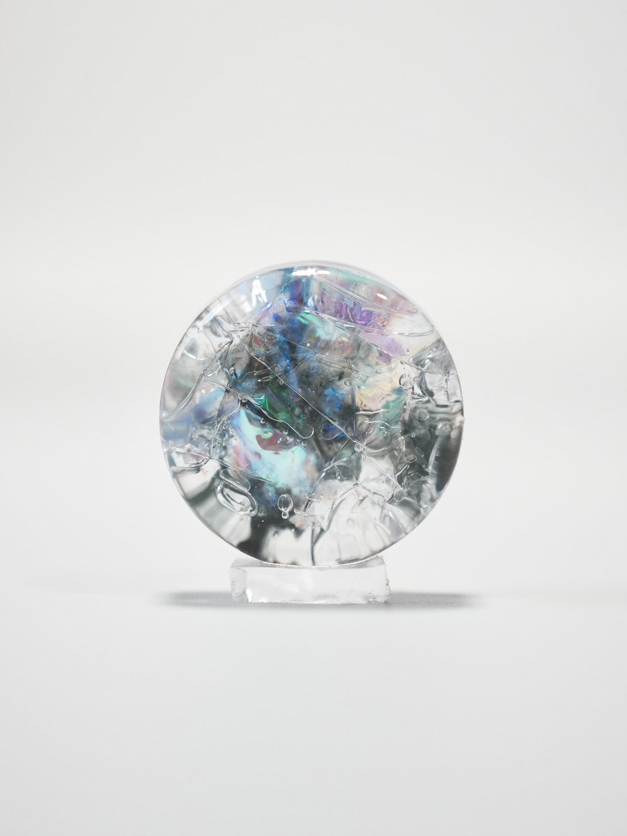 Hana_Sasou's tweet image. 銀河の結晶

#レジン #resin #resinart