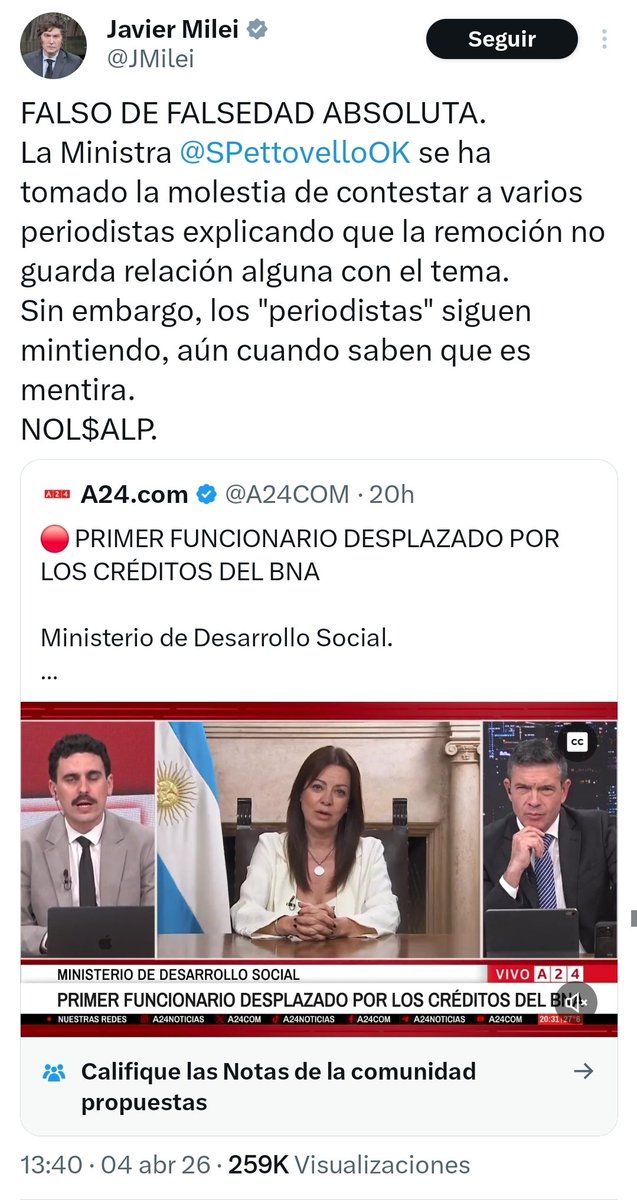 Ricardo Raúl Benedetti tweet media